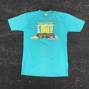 Vintag Artex Harry's Diner Shirt Size Medium 50/50